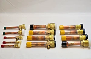 Lot 13x Parker Legris Quick Connect Stub Tubes Brass Copper HVAC Service Tools - Picture 1 of 8