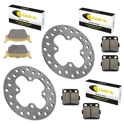 Front Brake Discs with Front & Rear Pads for Honda Foreman Rubicon 500 2015-2023 — 第 1/4 张图片