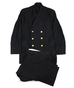 US NAVY USN OFFICER DRESS UNIFORM JACKET COAT TUNIC TROUSERS PANTS GROUPING IDED - Picture 1 of 16
