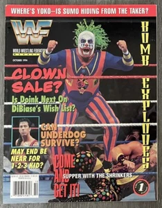 October 1994 WWF MAGAZINE ~ DOINK, 1-2-3 Kid, King Kong Bundy WWE New Generation - Imagen 1 de 8