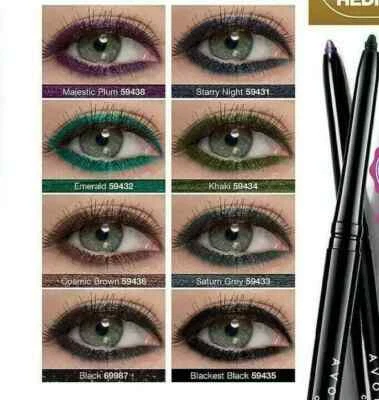 Avon True Color Glimmerstick Eyeliner BLACKEST BLACK ~  Sealed ~ NEXT DAY SHIP - Image 1 of 4