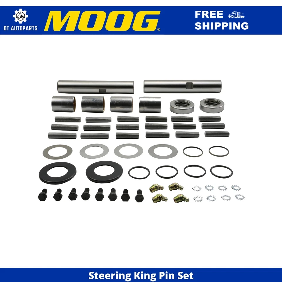 For 1980-1981 International S2125 Steering King Pin Set MOOG - Imagem 1 de 4