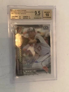 2016 Bowman Chrome #BSU-TM Trey Mancini Scouts Updates Autograph 21/199 - Picture 1 of 5