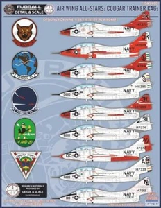 Calcomanías Furball 1/48 Air Wing All-Stars Cougar Trainer CAG - FDS4801 - Imagen 1 de 7