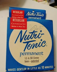 1955 Nutri-tonic Permanent Unused In Original Box Complete - Picture 1 of 7