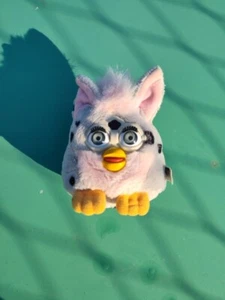 VTG 1999 Furby Buddies 70-713 Spotted Plush Toy Pink With Spots Tiger Brand - Picture 1 of 6