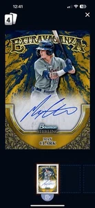 DIGITAL - MAX CLARK TOPPS BUNT BOWMAN STERLING 24 EXTRAVAGANZA SIG GOLD ICONIC - Bild 1 von 1