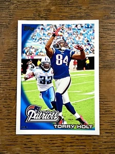 Camiseta Torry Holt 2010 Topps #187 Como Nueva Rara Patriots Legends NC State Wolfpack💙 - Imagen 1 de 2