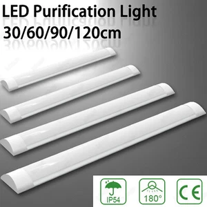 Lampada LED per ambienti umidi lampada per vasca lampada da officina cantina ufficio 60/90/120/150 cm - Foto 1 di 38