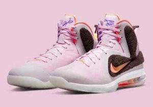 Nike Lebron 9 King of LA Mid Shoes Regal Pink Black DJ3908 600 - SIZE 9.5 MENS - Picture 1 of 13