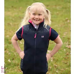 Kinder Reitweste Sophia von Little Rider Fleece Stern gesteppte Schultern Seiten - Bild 1 von 7