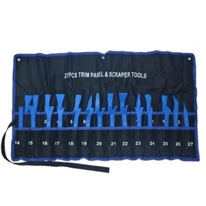 27pc Trim Car Body Auto Door Panel Dashboard Removal Pry Pullers Garage Tool S - Picture 1 of 2