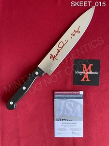 Coltello Skeet Ulrich autografato firmato vero acciaio 8" Scream Ghostface JSA COA - Foto 1 di 3