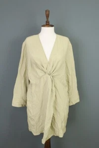 BURBERRY LONDON Beige Long Sleeve V-Neck A-Line Midi Dress Size M - Picture 1 of 15