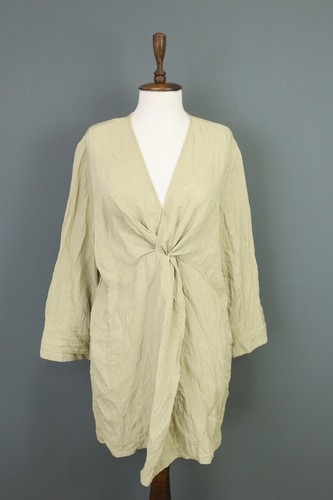 Abito Midi Burberry London beige manica lunga collo a V taglia M