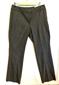 Ann Taylor Curvy Hose Größe 8 dunkelgrau Tweedmuster - Bild 1 von 8