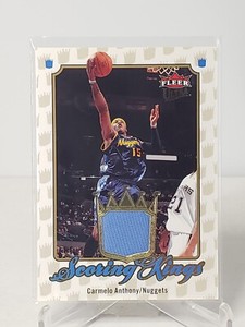 2007-08 Fleer Ultra Carmelo Anthony Jersey Relic - All Star Game Worn