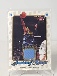 2007-08 camiseta reliquia de Fleer Ultra Carmelo Anthony - usada en el Juego de Estrellas - Imagen 1 de 2