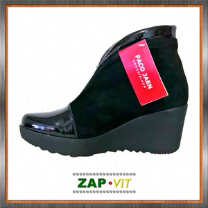 BOTÍN TACÓN SERRAJE COWBOY - Negro | ZARA España