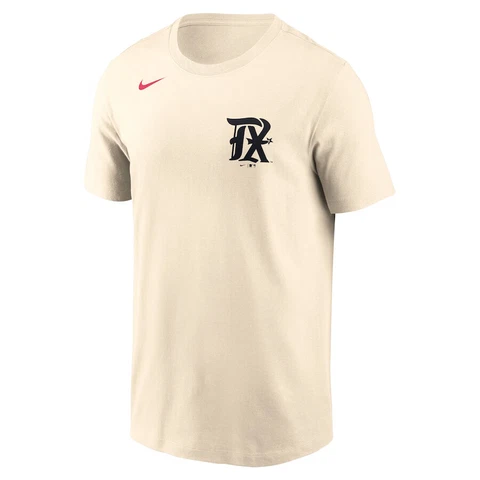 Texas Rangers Nike City Connect Wordmark T-Shirt Men's 2023 MLB Peagle TEX New Cover
