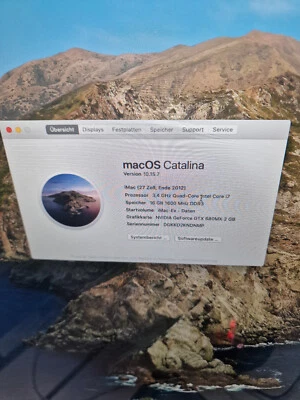 Apple iMac 27" 3,4Ghz NVIDIA  Geforce GTX  680MX 2gb  MwSt - Bild 1 von 4