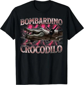 Bombardino Crocodilo Divertida Italiana Brainrot Meme Niños Niños Camiseta Sudadera con Capucha - Imagen 1 de 19