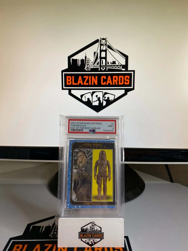 2021 Star Wars Masterwork Out of the Box Canvas Chewbacca /25 PSA 9 - Image 1 of 1