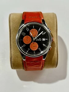 DOLCE & GABBANA SANDPIPER Black Watch - 40mm Face, - Picture 1 of 11