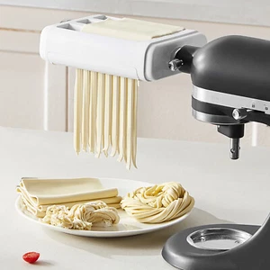 VEVOR Accessoire à Pâtes pour Robot Pâtissier KitchenAid 3-en-1 Rouleaux à Pâtes - Foto 1 di 12