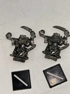 Warhammer Classic Skaven Poison Wind Globadiers (2) OHNE PACKUNGEN Metall OOP B - Bild 1 von 3