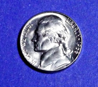 1966 JEFFERSON 5c NICKEL BU UNCIRCULATED "U-GRADE" NICE COIN LOW PRICE #10 - Image 1 of 2