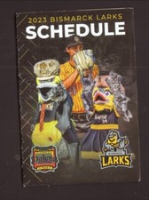 Bismrck Larks--2023 Pocket Schedule--Northwoods League