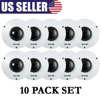 10 Pack HD TVI Security Camera 2MP IR Indoor Dome CCTV BNC HD OVER COAX - Image 1 of 4