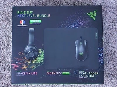 Razer Next Level Bundle - Kraken X Lite Gigantus Gaming Mat & Deathadder Mouse - Image 1 of 4