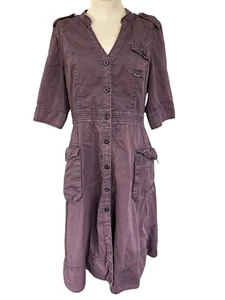 Maeve lila Shirtkleid Damengröße 10 - Bild 1 von 9