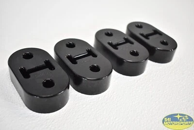 Juego de 4 colgadores de escape Kartboy 12MM XL negro para Subaru WRX STI LGT FXT 2008-2014 Foto 1 de 4