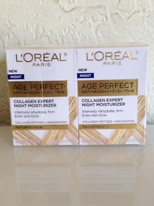 L'Oreal Age Perfect Anti Sagging + Even Skin Tone, Night Moisturizer - 2.5 oz. - Picture 1 of 5