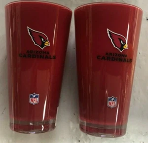 Arizona Cardinals NFL Insulated Acrylic Tumbler Double Wall 20oz SET OF 2 - Picture 1 of 1