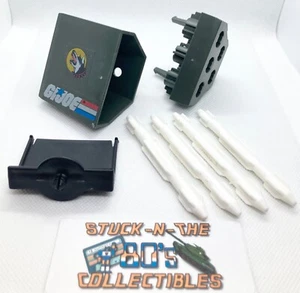 1988 GI Joe ARAH Mean Dog Missile Box and 4 Missiles, Great Condition - Imagen 1 de 2