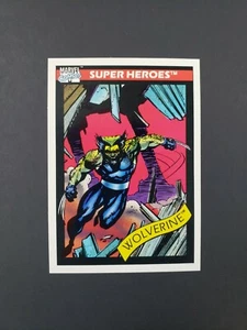 WOLVERINE (PATCH) #37 Marvel Comics IMPEL Trading Card 1990 Series 1 - Picture 1 of 4