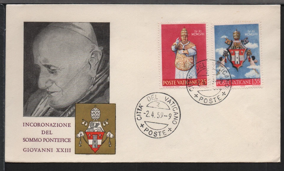 ✔️ VATICAN VATICANO 1959.  EXCELLENT COVER - Image 1 of 1
