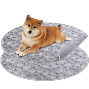 2 Pack 36" Washable Pee Pads for Dog Waterproof Dog Pee Pads Reusable Puppy P... - Picture 1 of 7