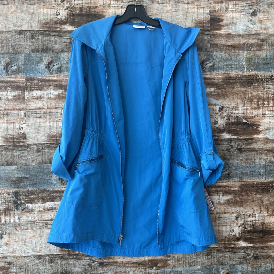 Chicos Zenergy 夹克,尺寸 1 蓝色 — 第 1/1 张图片