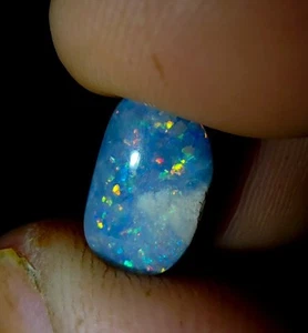 Huge Australian Black Opal Doublet 3.59ct Lighting Ridge Rare Pinfire Pattern✨️ - Picture 1 of 9
