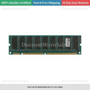 1818-7140 HP 64MB SDRAM ECC PC-100 100Mhz - Picture 1 of 1