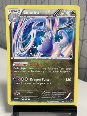 Goodra 77/119 Reverse Holo Rare XY - Phantom Forces Pokemon Card TCG - Image 1 of 2