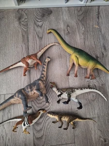 Wild Safari Ltd Lot Of 6 Dinosaur Figures Toys - Picture 1 of 1