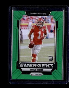 2024 Panini Prizm Emergent Green Prizm #7 Xavier Worthy RC - Picture 1 of 2