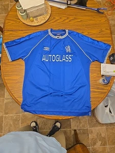 Camiseta de fútbol de colección Umbro Chelsea FC 1999/2000 Autoglass para hombre XL USADA EN EXCELENTE ESTADO - Imagen 1 de 22