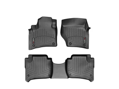WeatherTech FloorLiner for 2013-2017 VW Touareg - 1st & 2nd Row, Black - Image 1 of 4